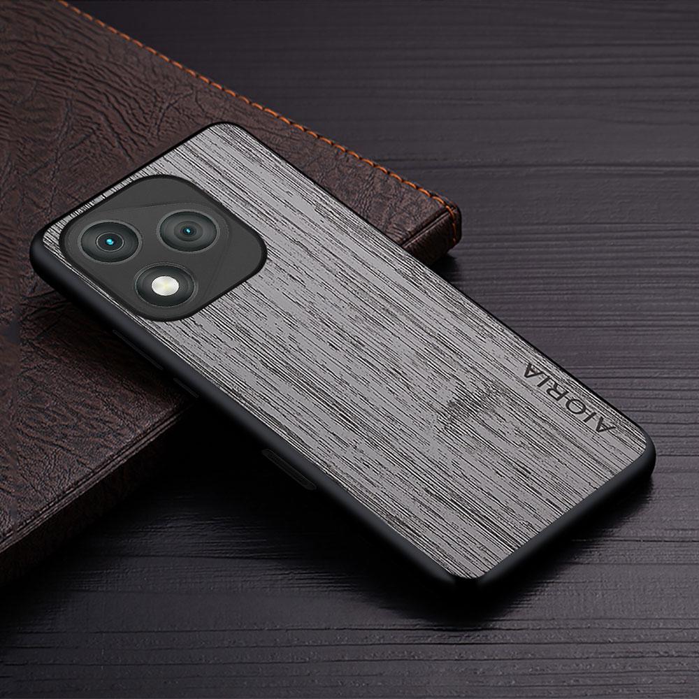 Case for Honor 400 Pro Lite Smart Funda Bamboo Wood Pattern Leather Phone Cover Luxury Coque for Honor 400 Pro Case Capa