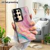 Phone Case: 2D Flat Samsung Galaxy A34 A35 M05 M06 S20 S22 S21 FE Plus 5G Protective Case, Couple Style, Agate Pattern, Christmas and Halloween Gift
