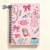Nursing Graduation Gift Medical Themed Coil Notebook, Double Cover Design Thick Ink-proof Paper Diary Notepad, Spiral Bound Journal for Students