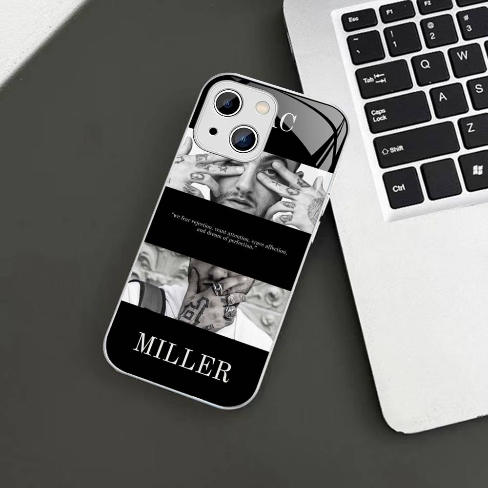 

Cool M-mac Miller Tempered Glass For Iphone 14 13 12 11 Pro Mini XS MAX 14Plus X XS XR Cover iphone 14pro max