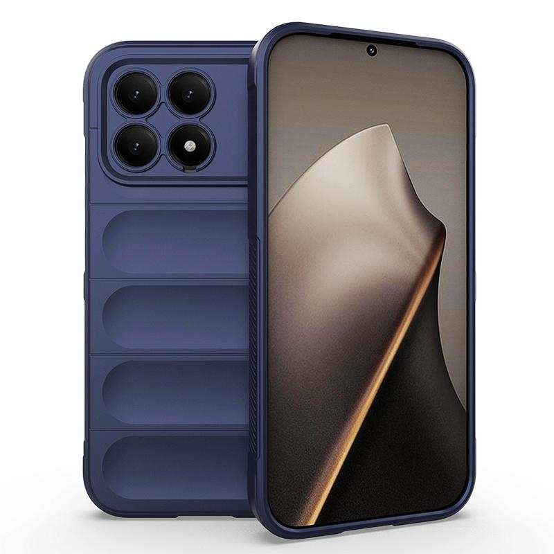 KEYSION Shockproof Matte Phone Case for Xiaomi POCO F8 Ultra F8 Pro Anti-skid Soft Silicone Phone Back Cover for POCO F8 Pro