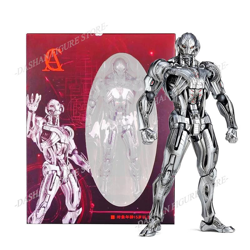 Revoltech Ultron Action Figure Kaiyodo Amazing Yamaguchi No.002 Avengers Model Toys Collection Movable KO Anime Figurine Doll