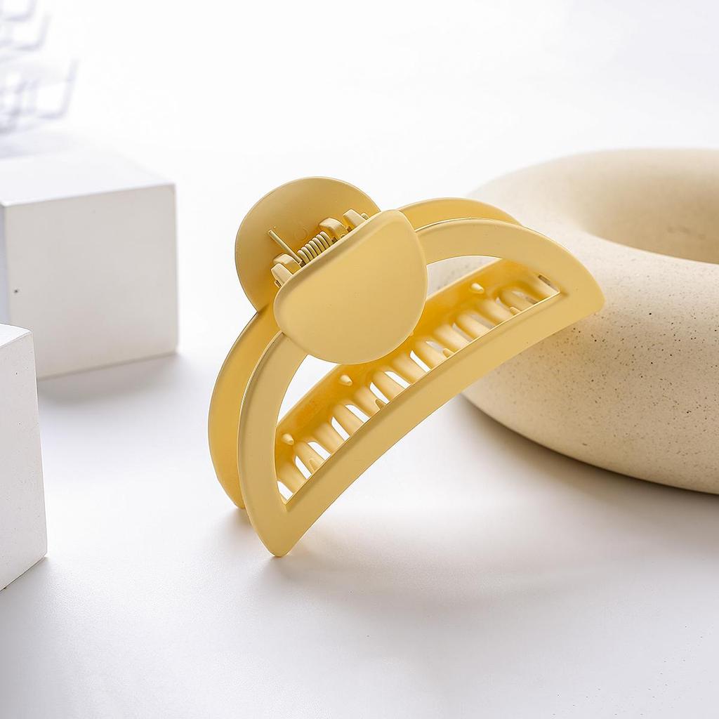 Cream Color Plate Hairpin Candy Color Hairpin Cute Plate Hairpin Shark Clip Female Headdress