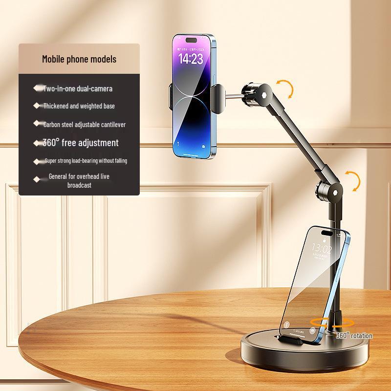 Professional Mobile Phone Holder for Live Streaming, Selfies, Tripod Videos & Online Classes Standard