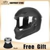C-Riding Winter Warm Cruising Professional Women and Men Safety Hats Retro Cruising Full Helmet DOT Certified Summer