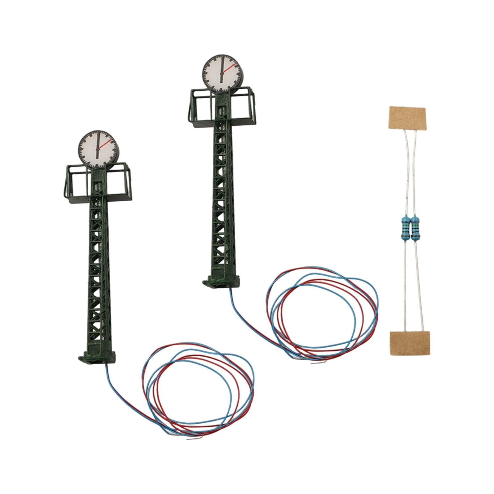 

Модель макета Лампы Металлическая модель Трековый светильник 3 В DC/AC