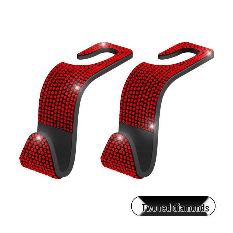 

Крючок-бриллиант на спинку сиденья автомобиля со стразами - Многофункциональный аксессуар для салона заднего сиденья