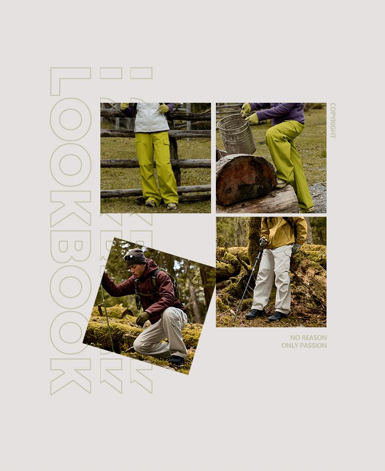 Men and Women's Softshell Outdoor Pants
