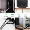 Cable Management Sleeve Flexible Cable Sleeve Wrap Cover Organizer Cable Tube Hider for Home Office