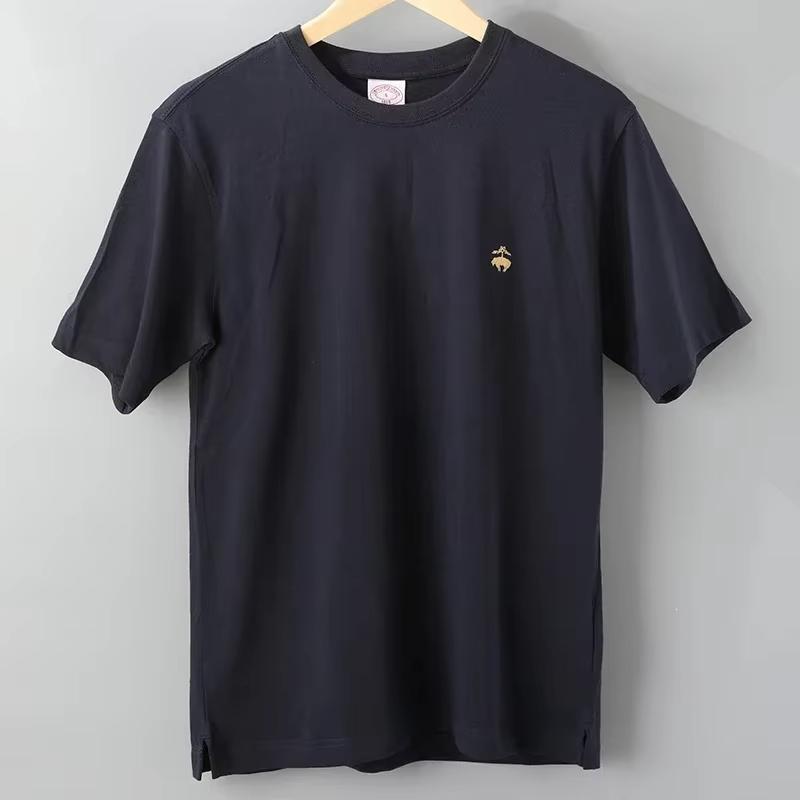 Camiseta de Hombre Marca Camiseta Manga Corta Ropa Brooks Brothers Diseñador Camiseta Mujer Algodón Verano Alta Calidad Top 71240