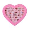 Verstellbarer Knöchelring 36 Stück Kawaii Cartoon Ringe Actionfiguren Spielzeug für Kinder