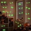 Indoor And Outdoor Party Supplies Luminous Cat Eye Window Sticker, Glow in The Dark Peeping Eyes Waterproof PVC Murals Decal, Creative Wall