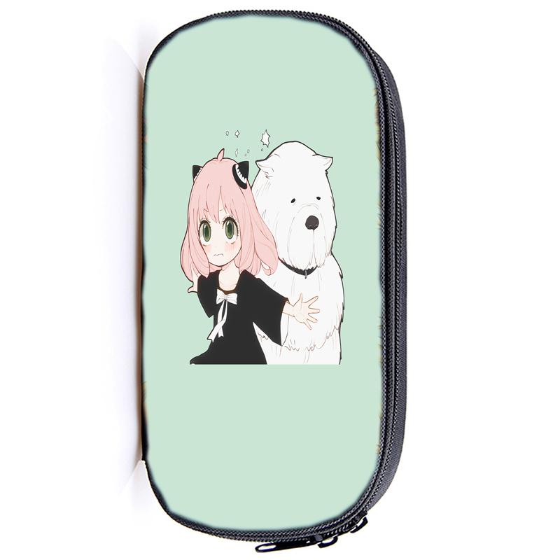 Spy X Family Pencil Case Anya Forger Multifunction Pencil Pouch School Supplies Pen Case Stationery Pencilcase
