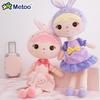 Metoo Original Keppel Bunny Rainbow Love Skirt Princess Plush Doll53cmFor Kids Toys Baby Holiday Gift