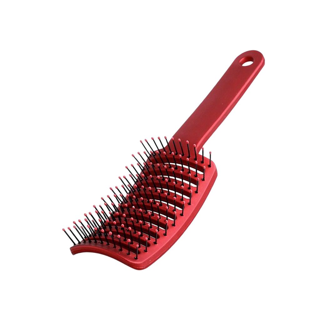Vented Hair Brush Professional Curved Comb Wet Combs Hairdressing Styling Tools Home Use Detangling Thick Thin