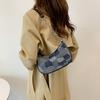 Retro Geometric Crossbody Bag with Detachable Chain Strap Vintage Shoulder Purse Zipper Closure & Polyester Lining for Casual Crossbody Purse