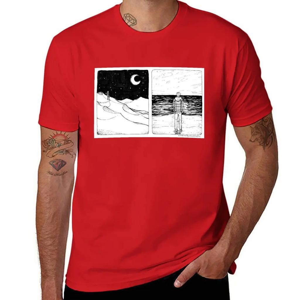 is everything i know truly the sea or is it a blue desert? T-Shirt sublime blacks anime clothes vintage black t shirts for men