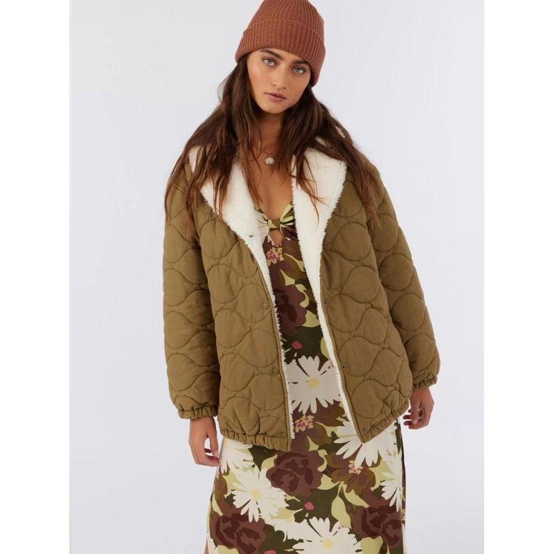 American ONeill Wash Old-Fashioned Woven Quilting High Pile Lining Collar Super Warm Cotton-padded jacket Outerwear USD 145