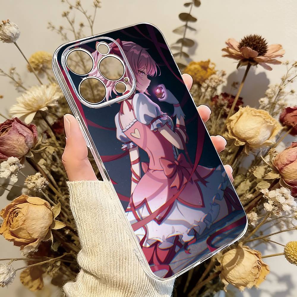

Puella Magi Madoka Magica Phone Case Transparent Silicone Soft For iPhone 17 16 15 14 13 12 11 Mini Pro Max Plus iPhone13PROMAX