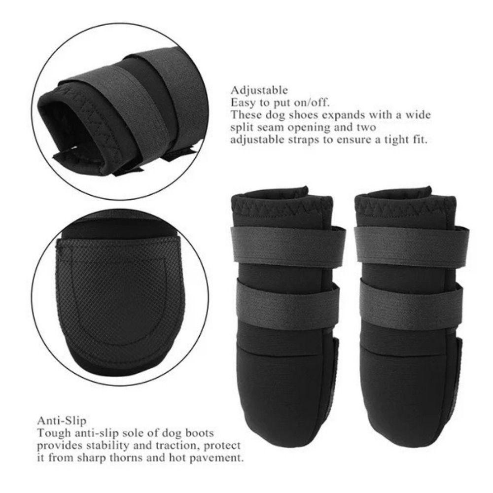 2pcs/set Soft Dog Anti-slip Shoes Anti Scratch Dog Shoe Cover Dog Paw Protector  For Dog Forefoot