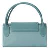LONGCHAMP Le Pliage Green Recycled Canvas With Leather Handbag Small Womens Lake Blue