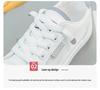 White Children's Canvas Shoes, Spring/Summer 2025: Trendy, Versatile, Breathable Mesh