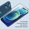 AMORUS 2Pcs Full Coverage Full Glue HD Clear Double Defense Silk Printing Tempered Glass Screen Protector for iPhone 11 Pro 5.8 Inch
