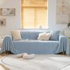 Simple Checkerboard Sofa Cover Cloth Full Cover Sofa Cover Winter Plush Sofa Cover Full-Cover Solid Color Sofa Cover