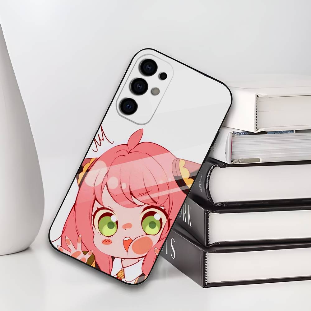 S-Spy X F-Family Anime Phone Case For Samsung S25,S24,S21,S22,S23,S30,Ultra,S20,Plus,Fe,Lite,Soft Black Cover