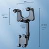 360° Car Rearview Mirror Phone Holder For Car Mount Phone And GPS Rotating Adjustable Telescopic Phone Stand