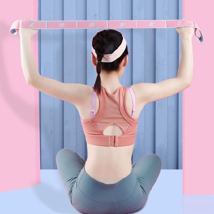 Exercise Strap, Yoga Stretch Assist Strap with Numbered Loop, Easy to Carrying