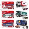 Alloy Simulation Trailer Double Decker Truck Tractor Model Toy Collection For