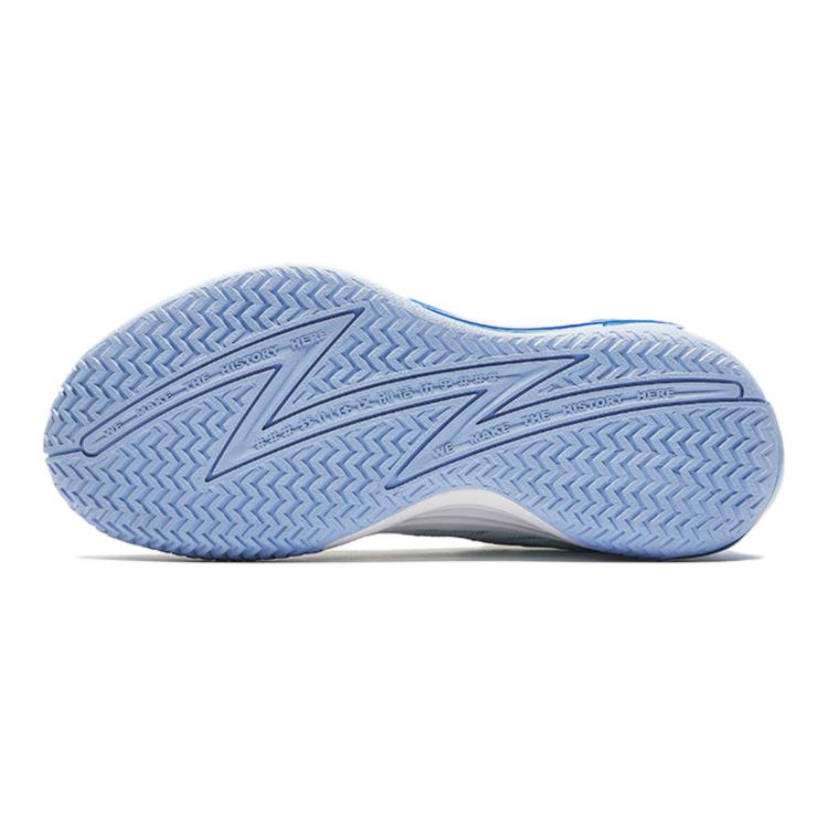 Anta Kids Outdoor Professional Non-Slip Wear-Resistant Breathable Low-Top Basketball Shoes Kids Sneaker White Blue Green 312431111-1