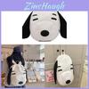 Snoopy Cartoon Backpack For Kids With Nylon And Laptop Storage