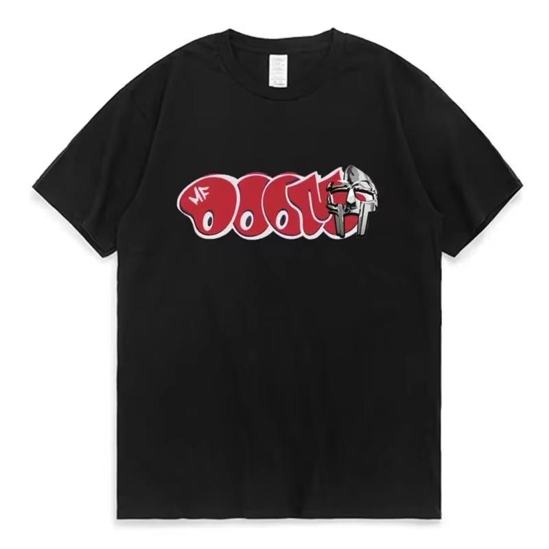 Funny Fashion Singer Mf Doom Madlib Madvillain Double Sided Graphic Tshirt Tops Male Loose Hip Hop T Shirt Men Women Unisex T... S разноцветный