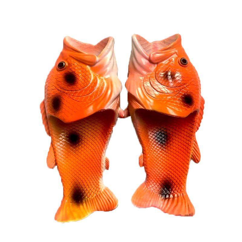 Women’s Summer Fish Slippers - Funny Trendy Sandals for Beach, Outdoor, Parent-Child & Couples