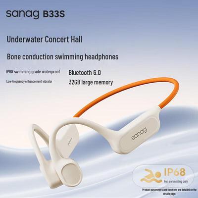 Saina B33S Bone Conduction Open-Ear Swimming Headset
