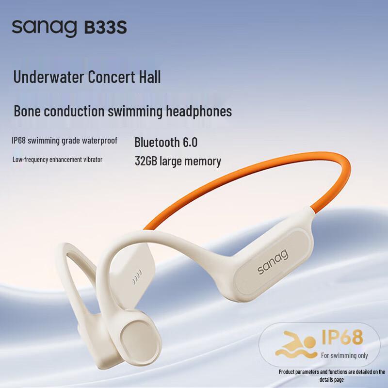 Saina B33S Wireless Bone Conduction Sports Headset