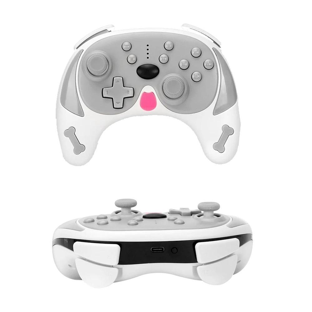Wireless Controller, Dog Style Cute Gamepad Joystick for Switch/Lite, Support Wake-up, Turbo, Gyro Axis, Dual Vibration, Motion Control Function