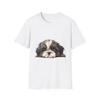 Cute Dog Design Unisex T-Shirt, Pet Lover Gift, Animal Lover Apparel, Casual