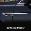 Auto Door Protective Sticker Car Emblem Fender Blade Decal Badge For Honda Fit Civic Accord 7 8 9 10 Pilot City Jazz CRV HRV