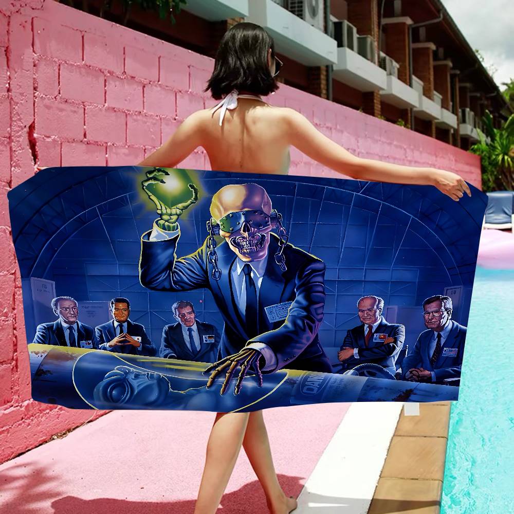 M-Megadeths Heavy Metal Rock Band Microfiber Beach Towel Absorbent Quick Dry Soft Yoga Swimming Resort Mountain Climbing Towel