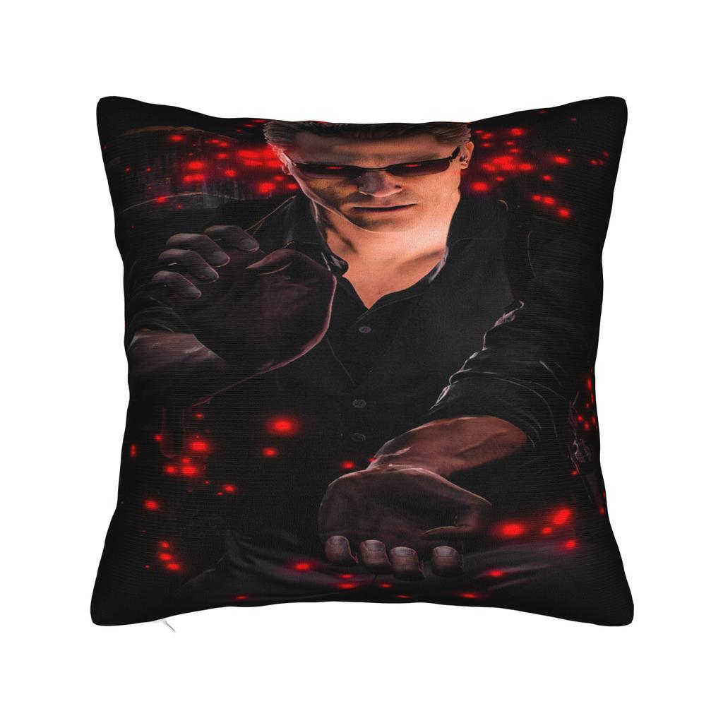Y2K Seat Albert Wesker  Decor Pillowcase Merch  Pillow Cover Zipper Multi-Size