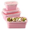 Portable Colorful Folding Food Container Lunch Box, 4 Pcs, 350/500/800/1200ml, Eco - Friendly
