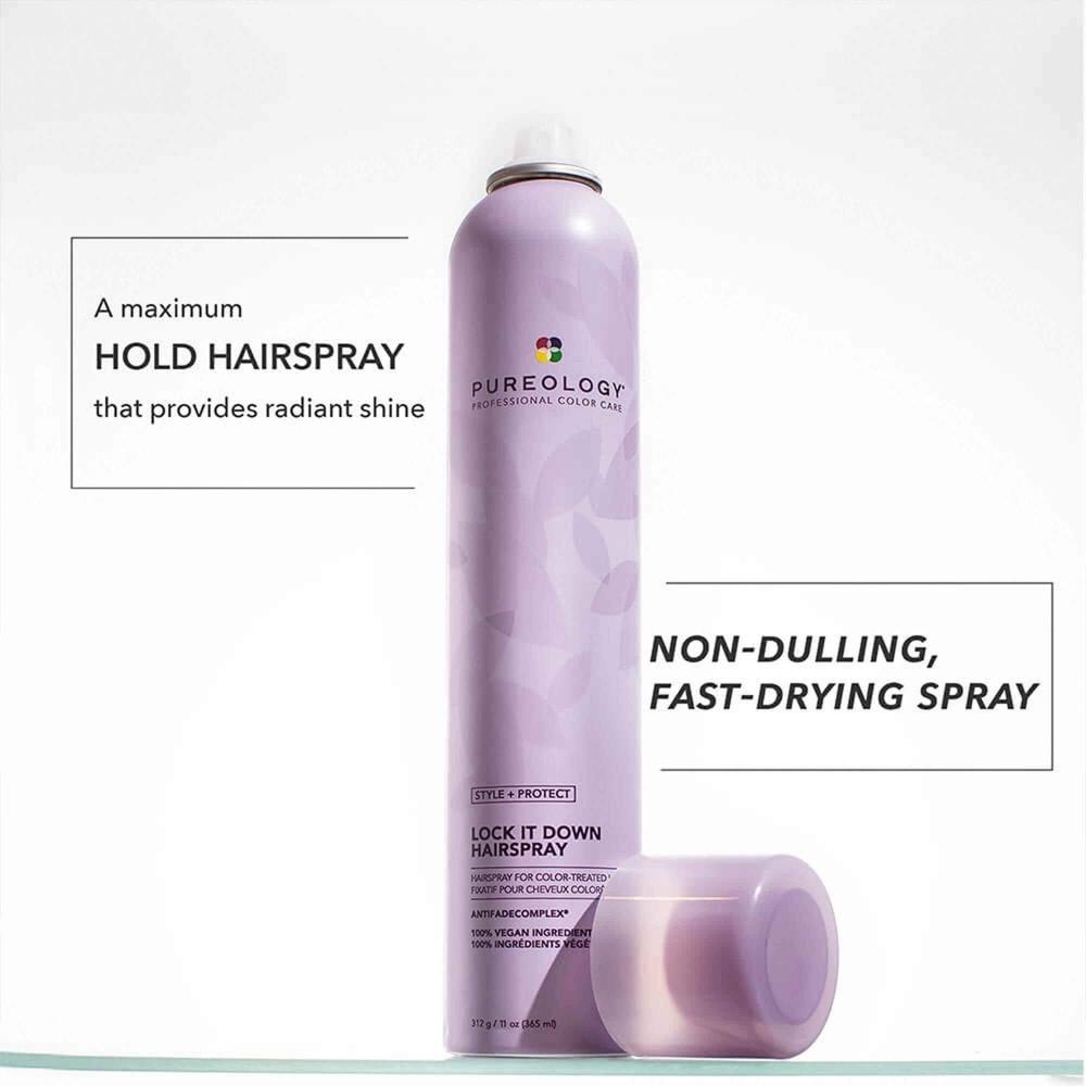 Pureology Style + Protect Lock It Down Hairspray 11.0 Oz