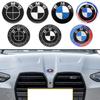 Car Front Bonnet Logo Trunk Cover Badge 74mm 82mm For M Power I3 G08 E34 F94 F97 F98 F95 F92 F91 F15 F16 G20 G30 Hood Emblem