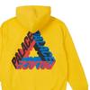 Palace FW21 Hooded Sweatshirt With Letter Print Unisex Sweatshirts Yellow P21HD026