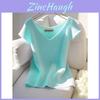 Elegante T-shirt Oversize Primaverile Ricamata da Donna