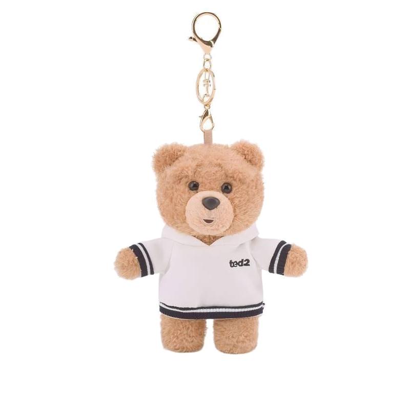 Ted2 Knuffel Sleutelhanger Kawaii Teddybeer Pluche Anime Hobby Knuffel Sleutelhanger Tas Hanger Poppen Kerst Verjaardag Cadeaus