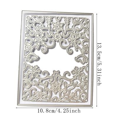 Lace Frame Metal Cutting Dies DIY Craft Carbon Steel Embossing Template Stencil Scrapbooking for Card Die Cuts Mold